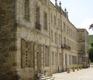 Roujan, chateau abbaye de Cassan, Facade