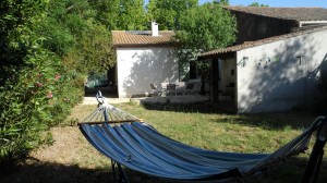 languedoc cottage garden and hammock   